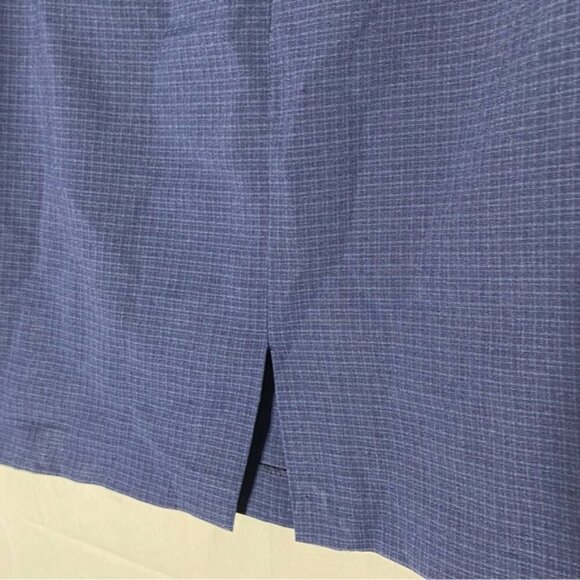 Vintage Emblem Blue Micro Plaid Mini Skirt 8 - Picture 6 of 11